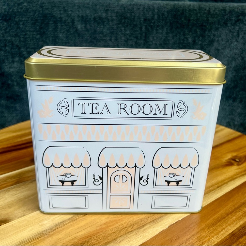 COPY - Target Bullseye Spring Time ‘Tea Room’ Storage Tin
